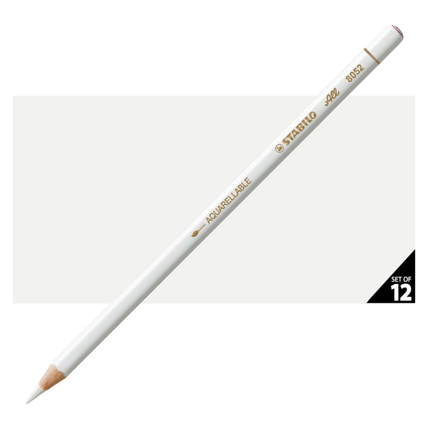 Stabilo ALL Colored Pencil - White (Set of 12)