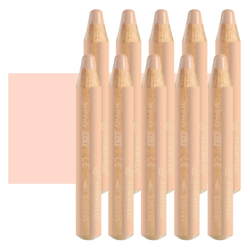 Stabilo Woody Colored Pencil, Light Pink (Box of 10)