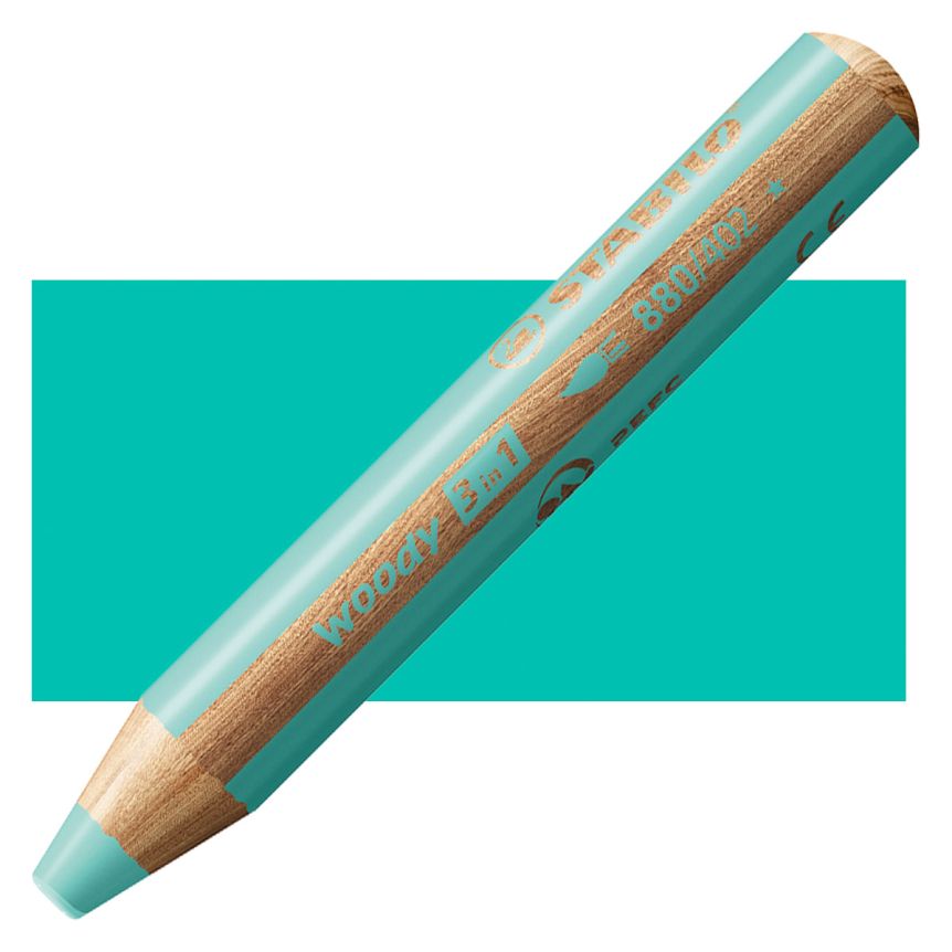 Stabilo Woody Colored Pencil, Pastel Blue