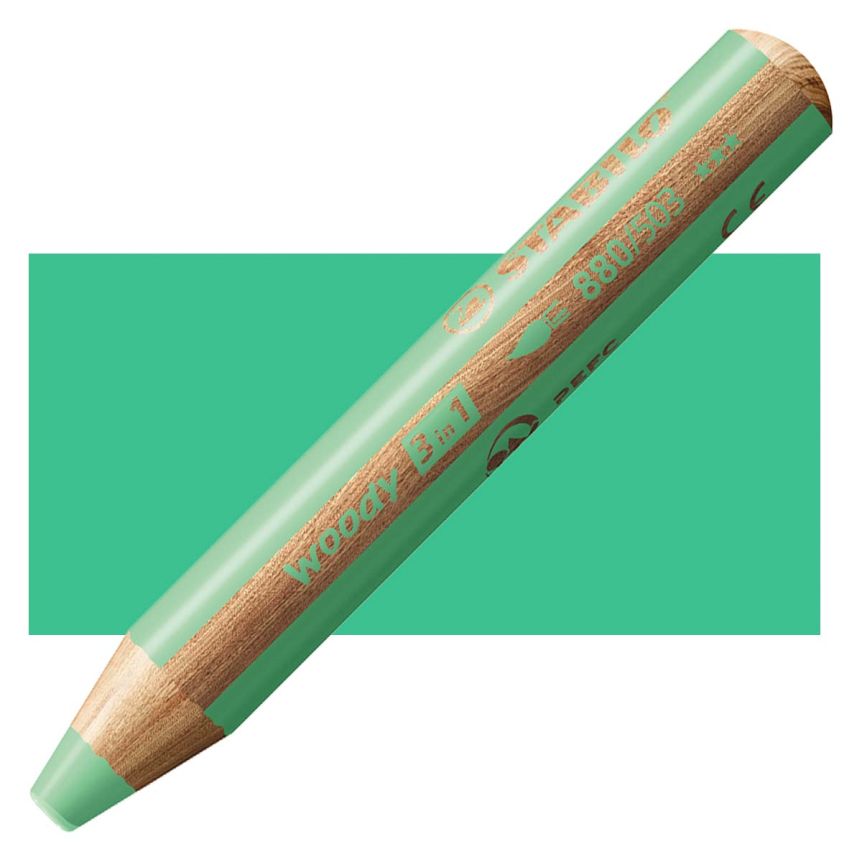 Stabilo Woody Colored Pencil, Pastel Green
