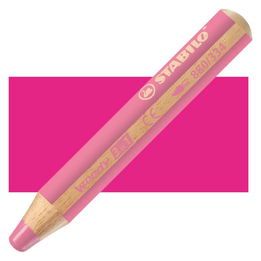 Stabilo Woody Colored Pencil, Pink