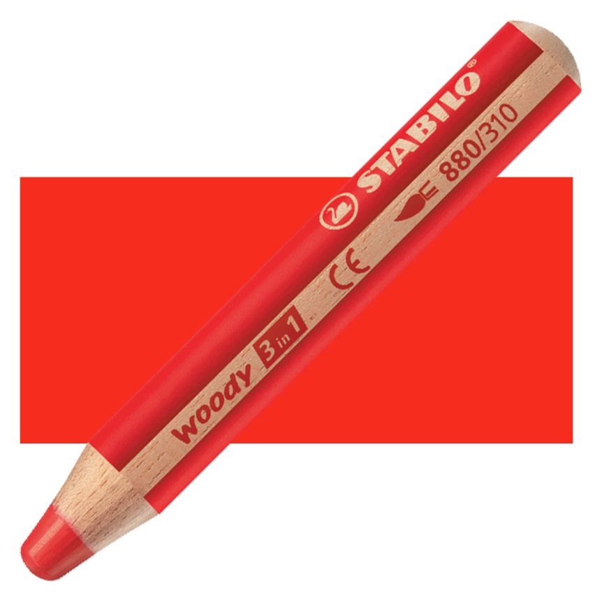 Stabilo Woody Colored Pencil, Red