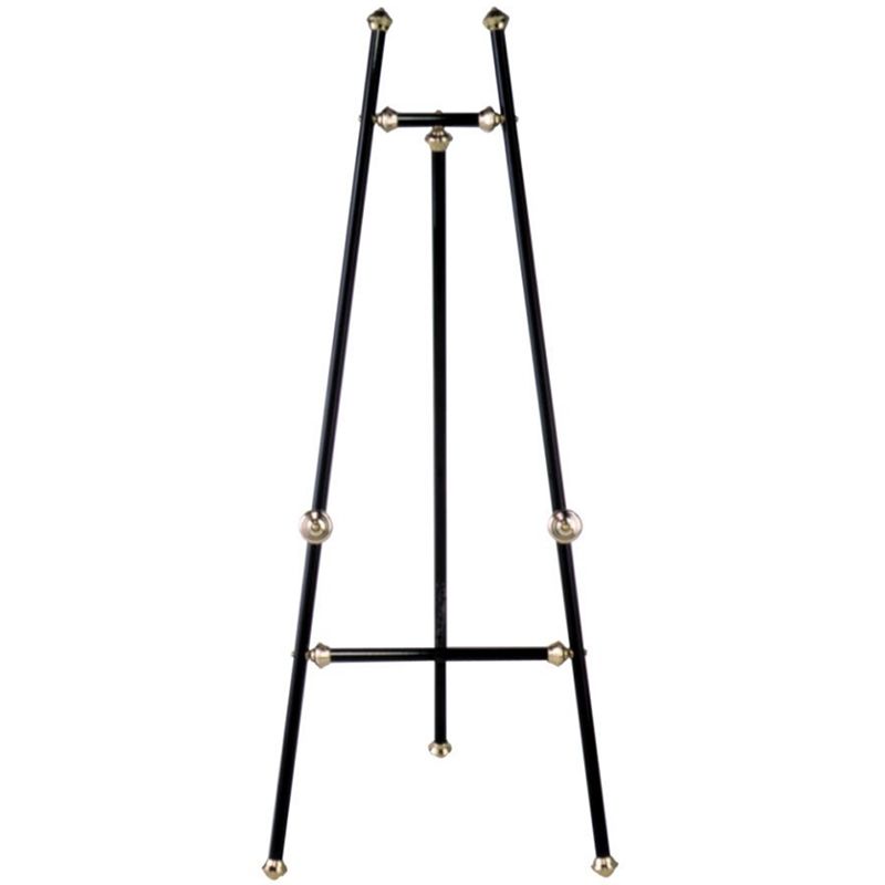 Stanrite Brass Decorative Display Easels 60" 7 lb Black Brass Jerry's