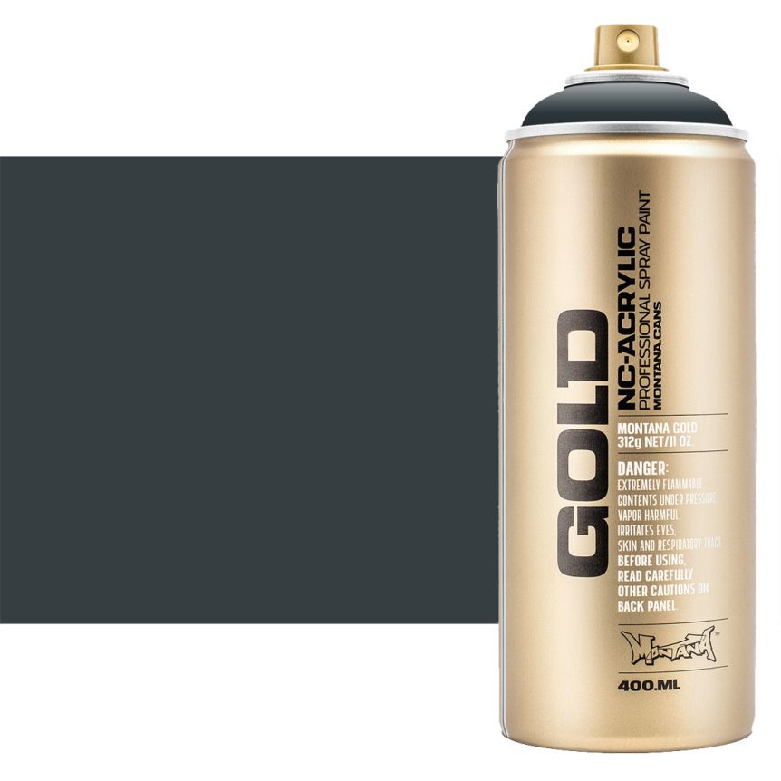 Montana GOLD Acrylic Professional Spray Paint 400 ml - Stealth