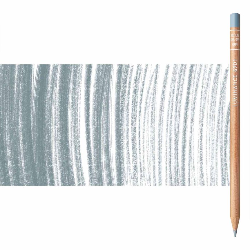 Caran d'Ache Luminance 6901 Lightfast Pencil No. 004 - Steel Grey