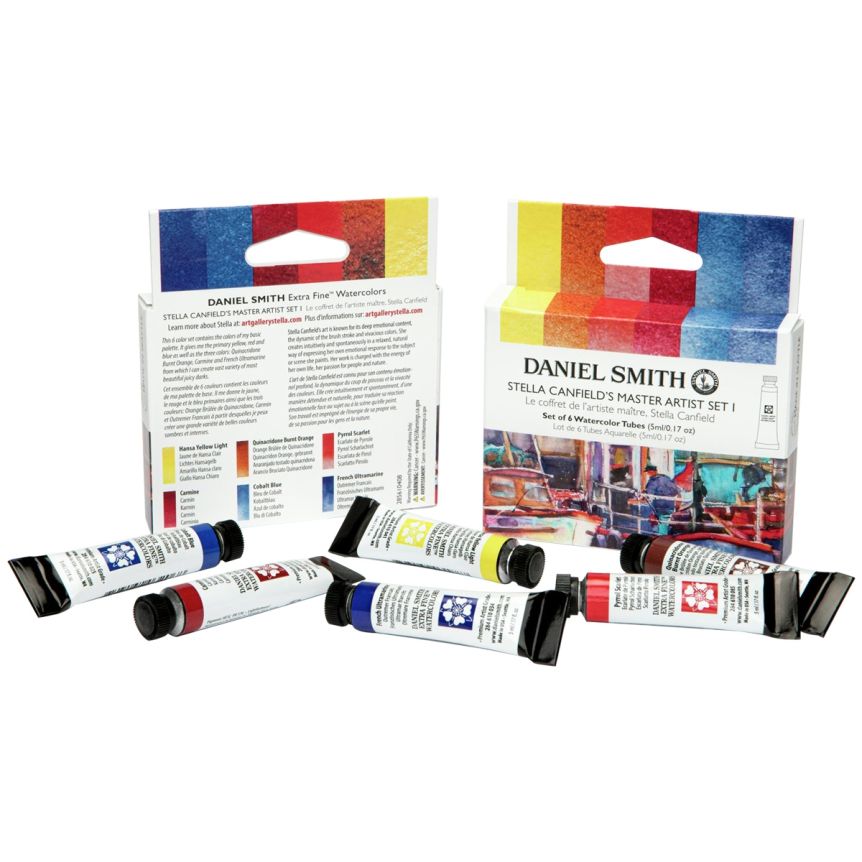Daniel Smith Watercolor 5ml Stella Canfield #1 Master Art Set of 6