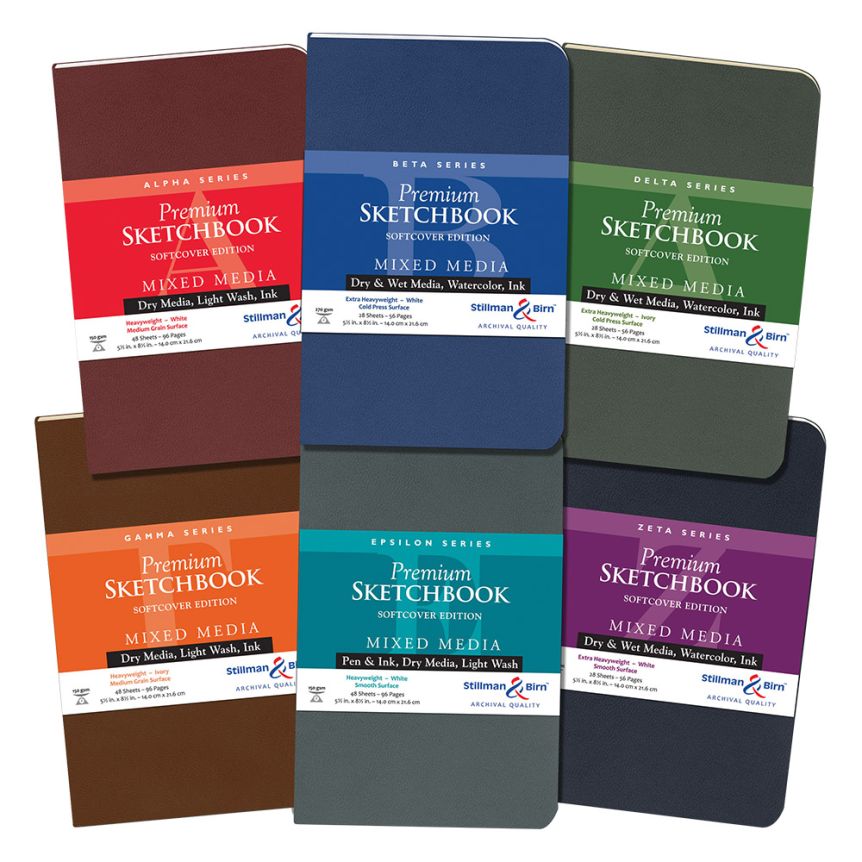 Stillman & Birn® Alpha Series Softcover Mixed Media Premium Sketchbook