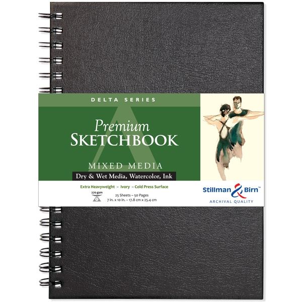 Stillman and Birn Premium Mixed Media Sketchbooks Delta Series, 25