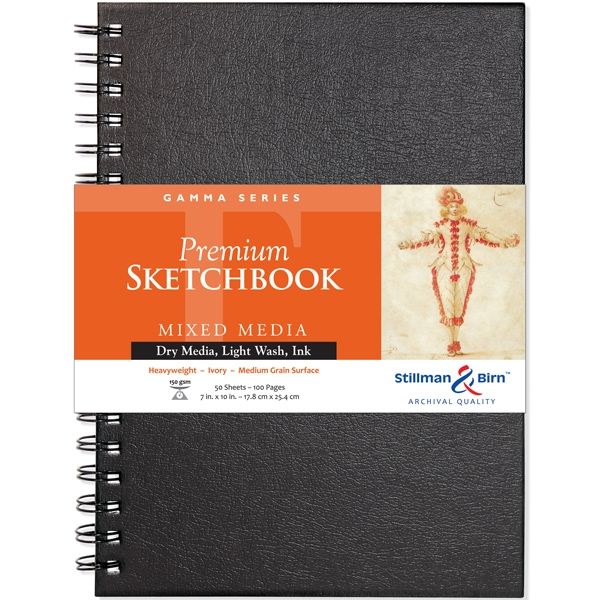 Stillman and Birn Premium Mixed Media Sketchbooks Gamma Series, 50