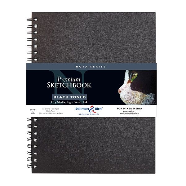 Stillman and Birn Premium Alpha Wirebound Sketchbook - 10”x7” (50-Sheets)