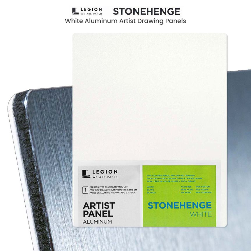 Stonehenge White Aluminum Artist Drawing Panels