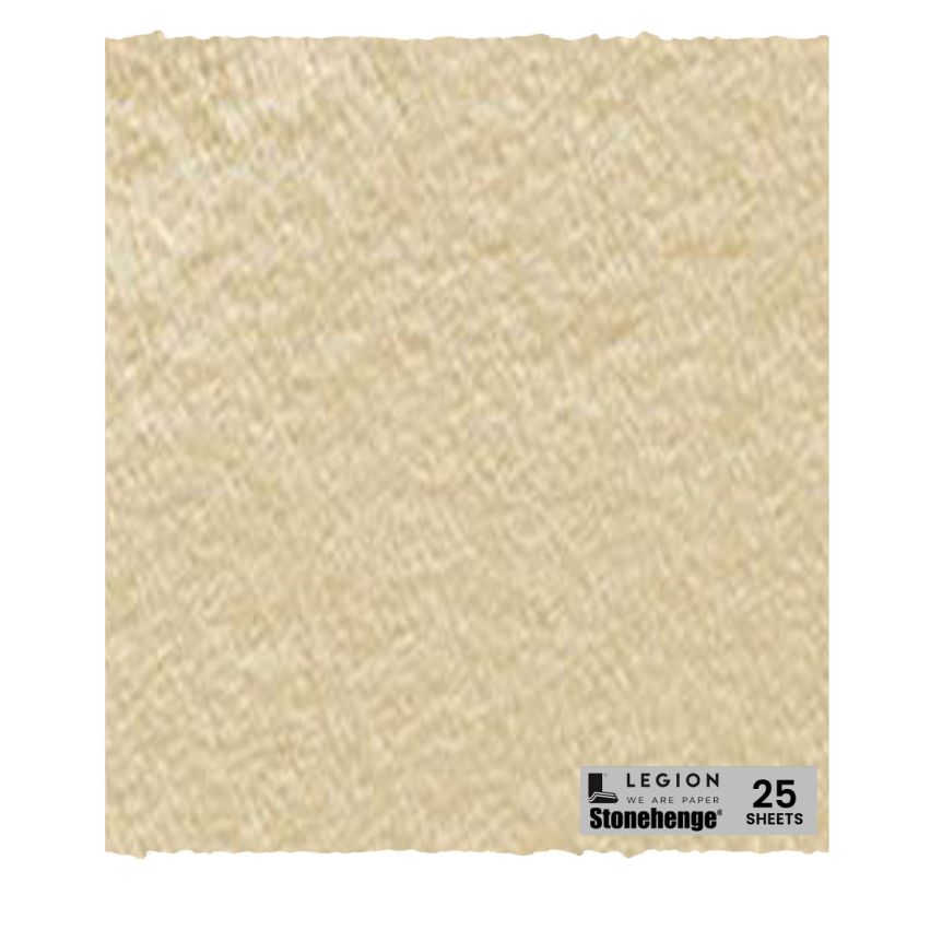 Stonehenge Printmaking & Drawing Paper Sheets 22"x30", Fawn Grey (Pack of 25)