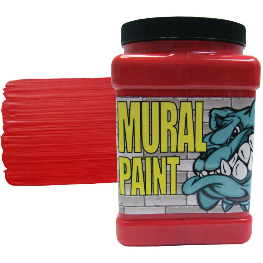 Chroma Acrylic Mural Paint - Stop, 64oz Jar