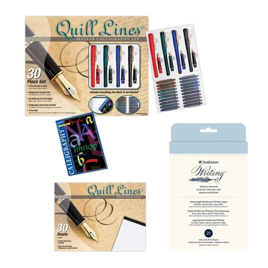 Strathmore 500 Series Calligraphy Set Flat Cards and Envelopes