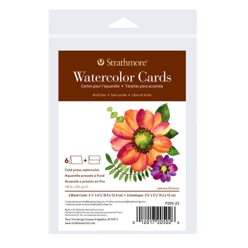 Bluebonnet Watercolor Note Cards Set of 10 with Envelopes Blank Inside  4.25x5.5