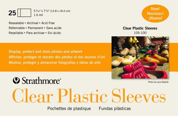 Strathmore Clear Plastic Sleeves