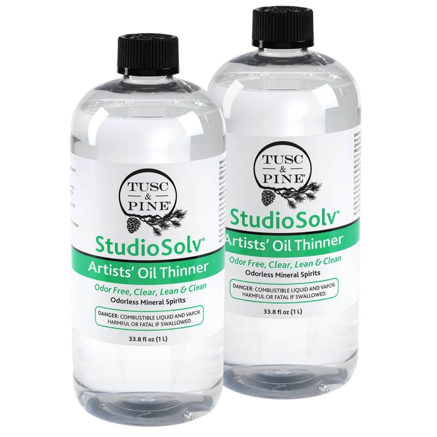StudioSolv&trade; Artists' Oil Thinner, 1L (2-Pack)