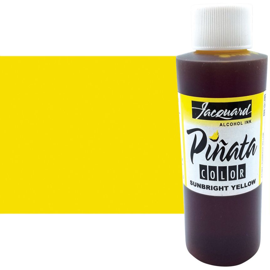 Jacquard Pinata Alcohol Ink - Sunbright Yellow, 4oz