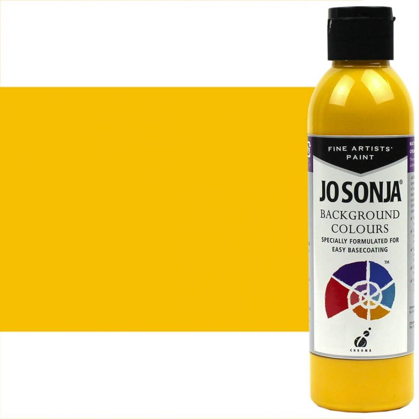 Jo Sonja's Background Colour - Sunflower, 6oz Bottle