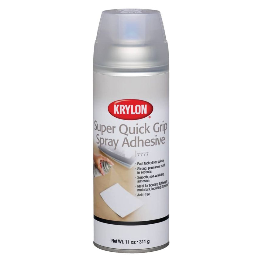 Krylon Super Quick-Grip Spray Adhesive, 11oz Can