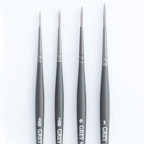 Jack Richeson Grey Matters Set Of 4 Synthetic Signing Brushes Jerry's