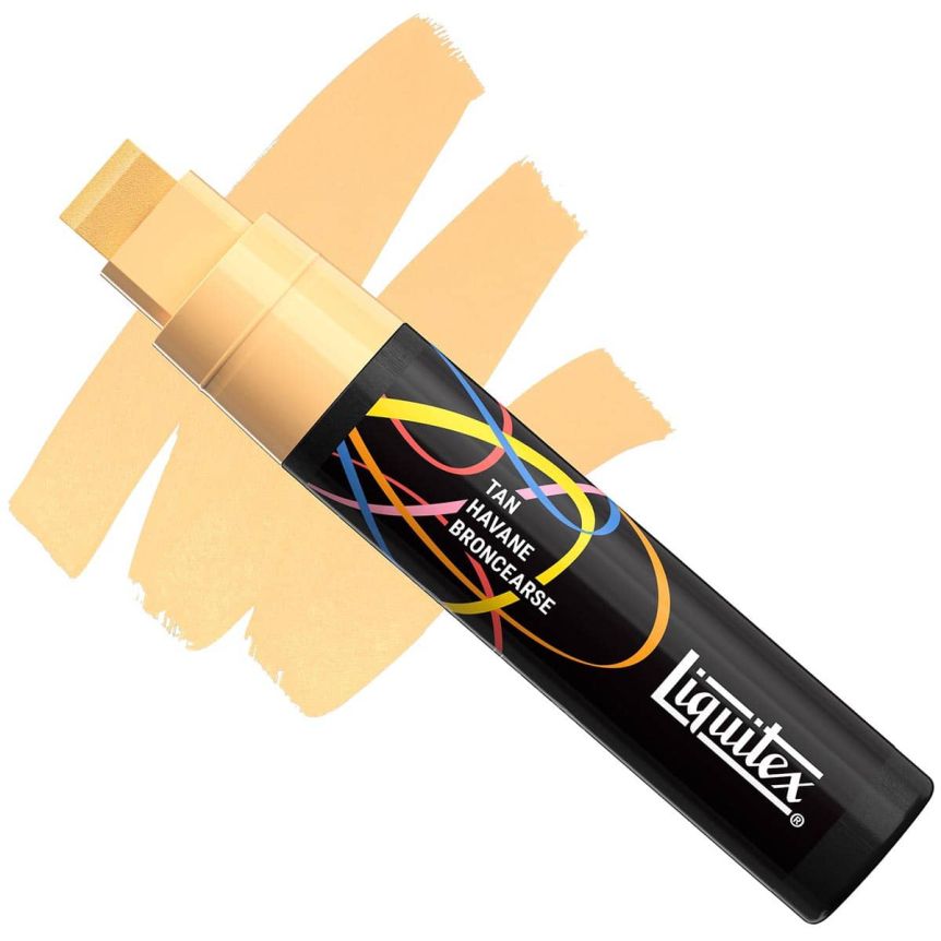 Liquitex Marker - Tan, Wide Chisel, 15 mm