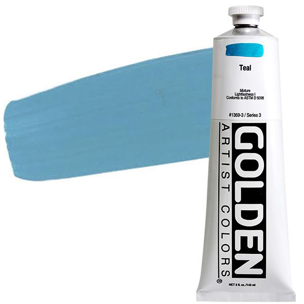 GOLDEN Heavy Body Acrylic 5 oz Tube - Teal