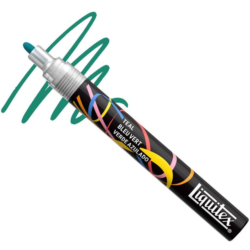 Liquitex Marker - Teal, Bullet Tip, 2 mm