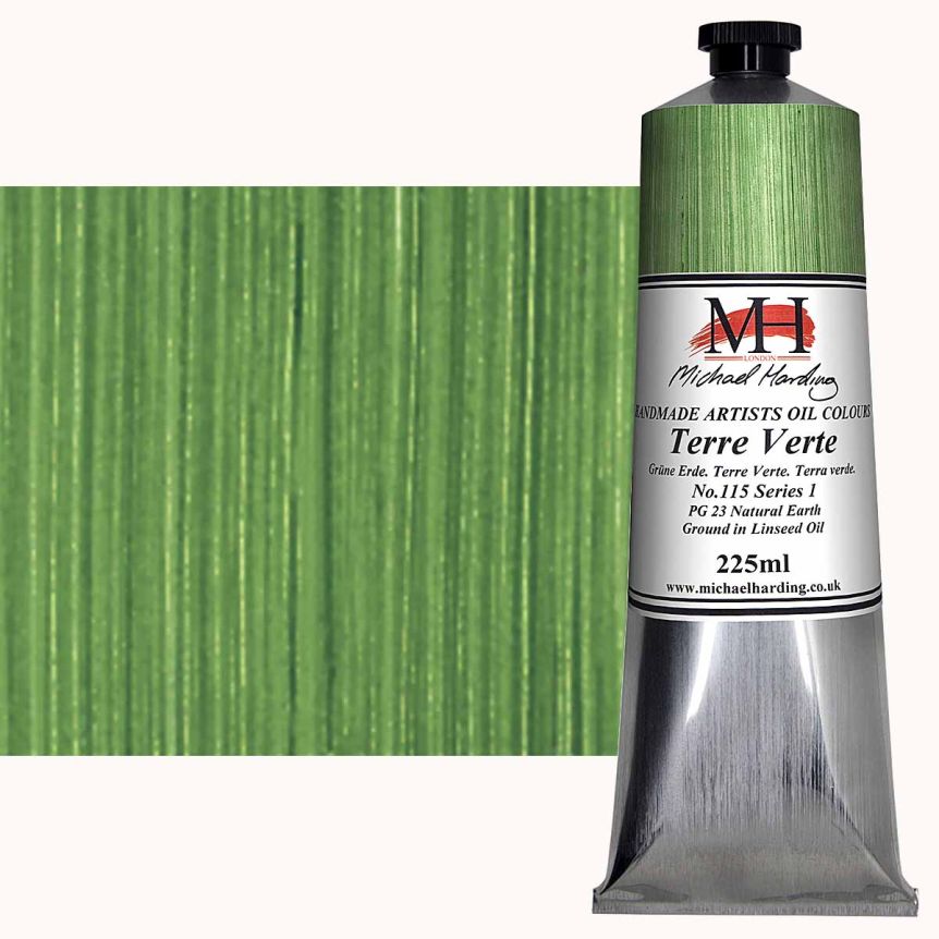 Michael Harding Oil Color - Terre Verte, 225ml Tube