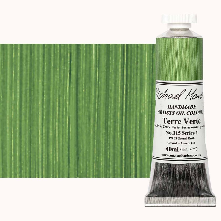 Michael Harding Oil Color - Terre Verte, 40ml Tube