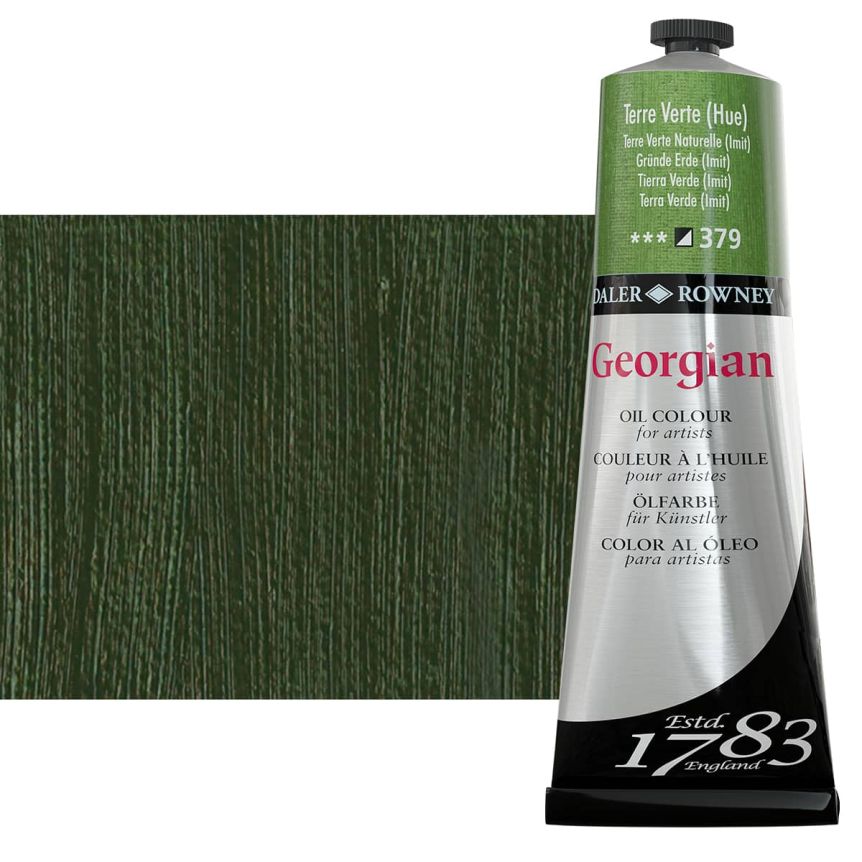 Daler-Rowney Georgian Oil Color 225ml Tube - Terre Verte