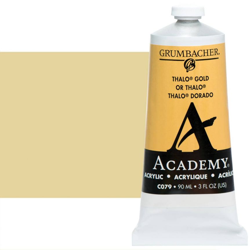 Grumbacher Academy Acrylics Thalo Gold 90 ml