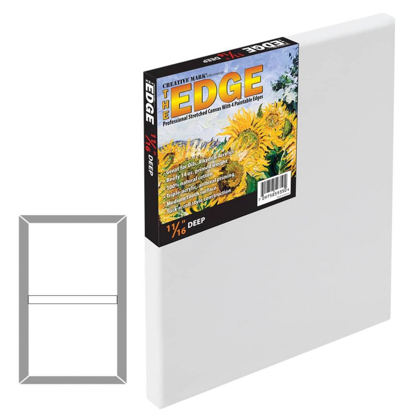 The Edge All Media 11/16" Deep Cotton Stretched Canvas