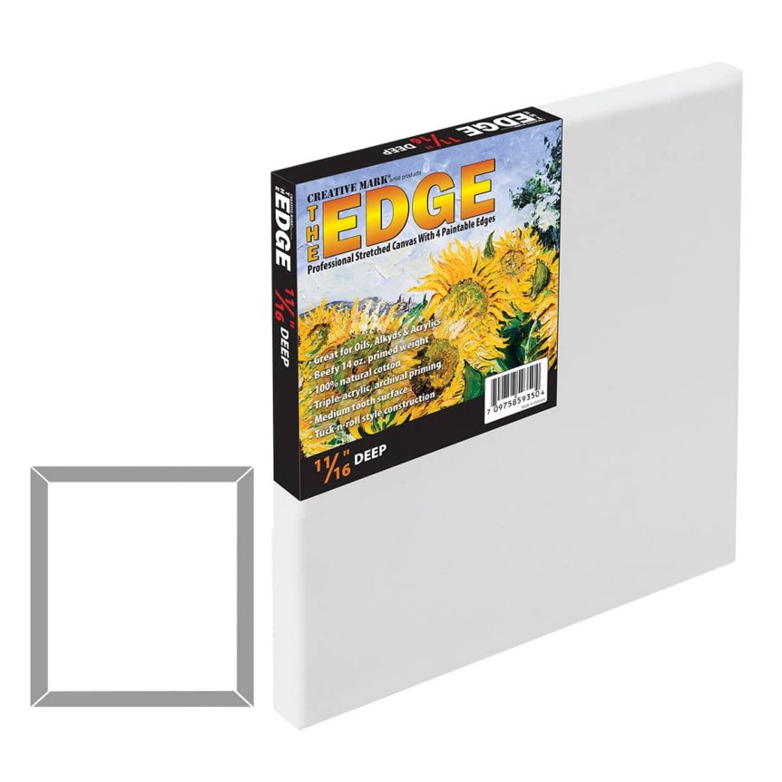 The Edge All Media 11/16" Deep Cotton Stretched Canvas