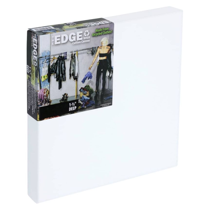 The Edge Recycled Cotton Canvas - 12"x12" - 1-1/2" Deep