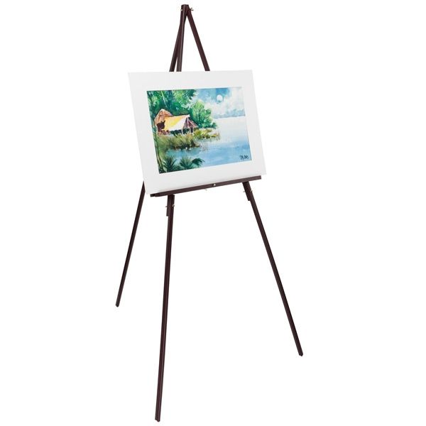 Thrifty Display Easel - Mahogany Finish