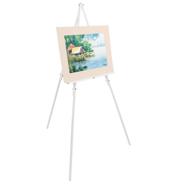 63 Wooden Tripod Artist Display Easel with Tray, A-Frame