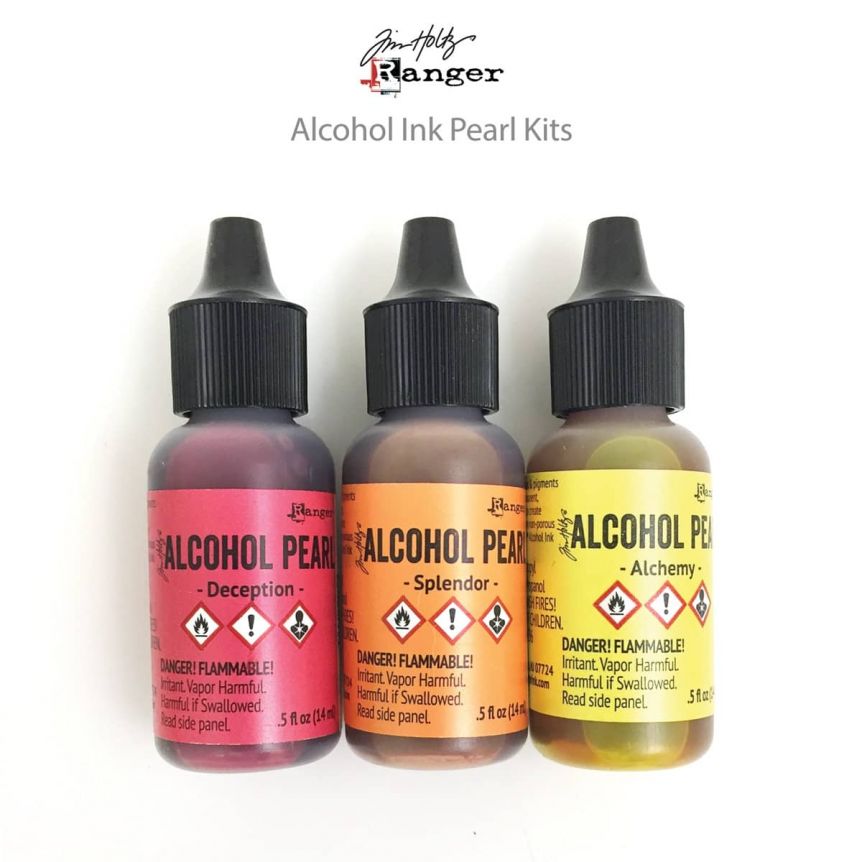 Ranger Tim Holtz Alcohol Ink Pearl 3 Pack Kits