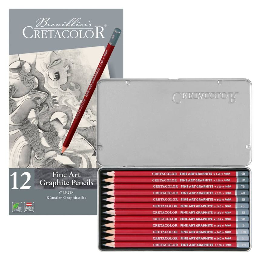 Cretacolor Fine Art Graphite Pencil Set – Bookshop