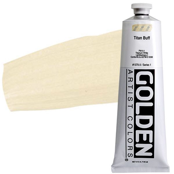 GOLDEN Heavy Body Acrylic 5 oz Tube - Titan Buff