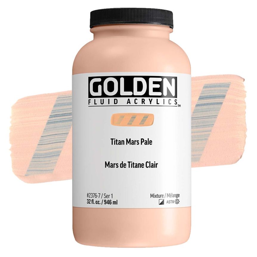 Golden Fluid Acrylic Titan Mars Pale, 32oz