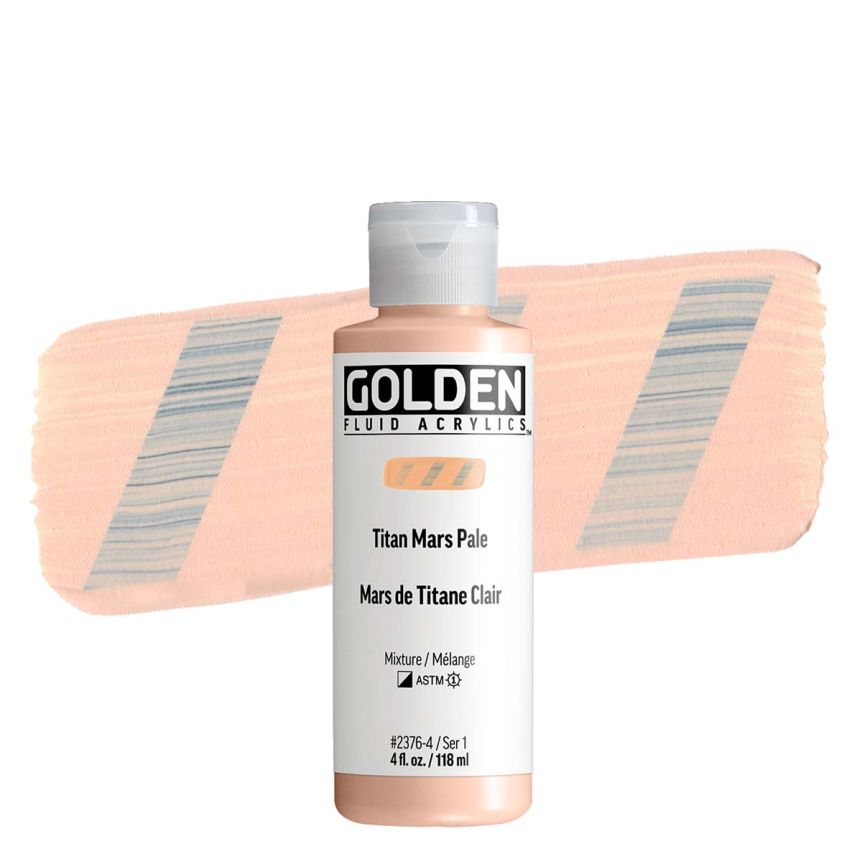 Golden Fluid Acrylic Titan Mars Pale, 4oz