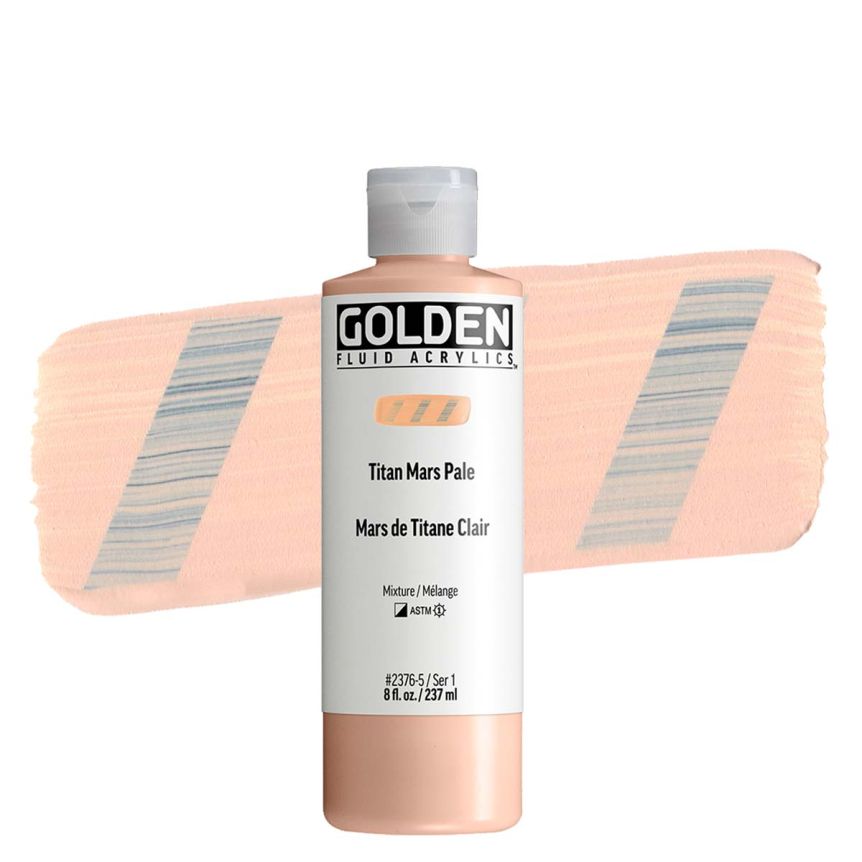 Golden Fluid Acrylic Titan Mars Pale, 8oz