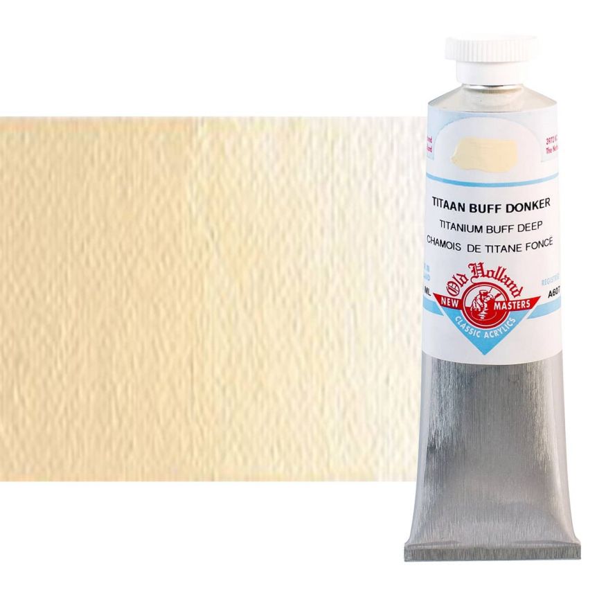 Old Holland New Masters Classic Acrylic Colors Titanium Buff Deep 60 ml