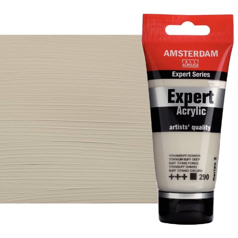 Amsterdam Expert Acrylic Titanium Buff Deep 75 ml 