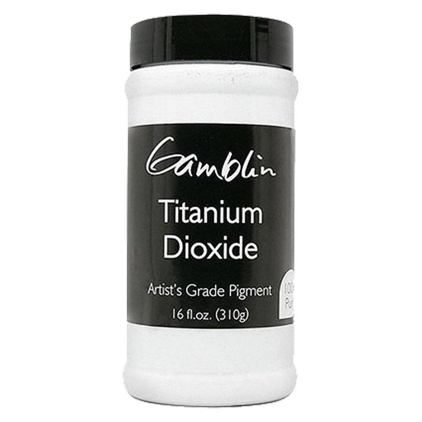 Gamblin Dry Pigment 4oz Titanium Dioxide