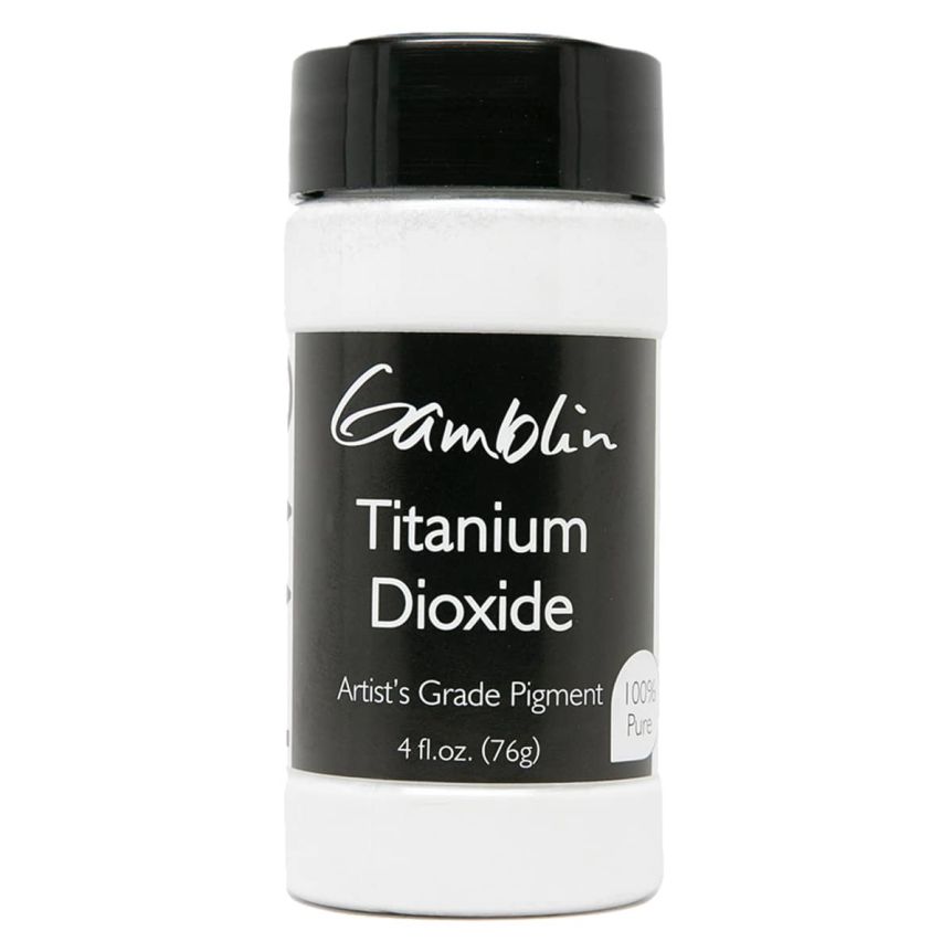 Gamblin Dry Pigment - Titanium Dioxide, 76 Grams