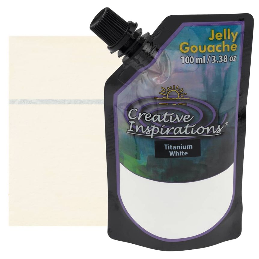 Creative Inspirations Jelly Gouache Pouch - Titanium White (100ml)