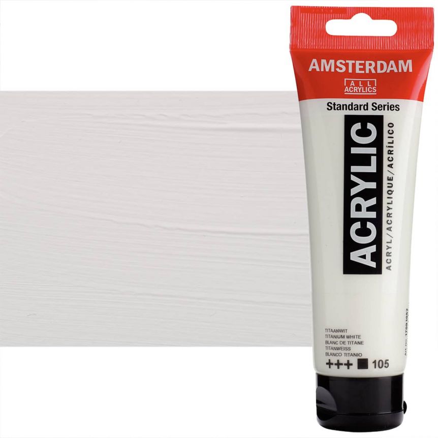 Amsterdam Standard Acrylic - Titanium White, 120ml