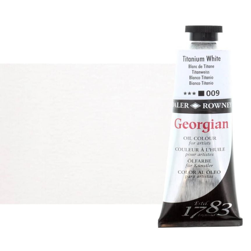 Daler-Rowney Georgian Oil Color 38ml Tube - Titanium White